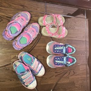 Girls shoe bundle size 11 and 3 pair 11.5